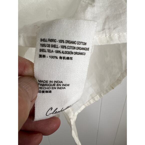 Cleobella Ethical Essentials White Organic Cotton Heart Tank and Shorts XL NWT‎ - Picture 6 of 10